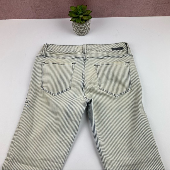 Level 99 Lily Skinny Straight Stripe Denim Jeans Women Size 26 - Picture 5 of 9